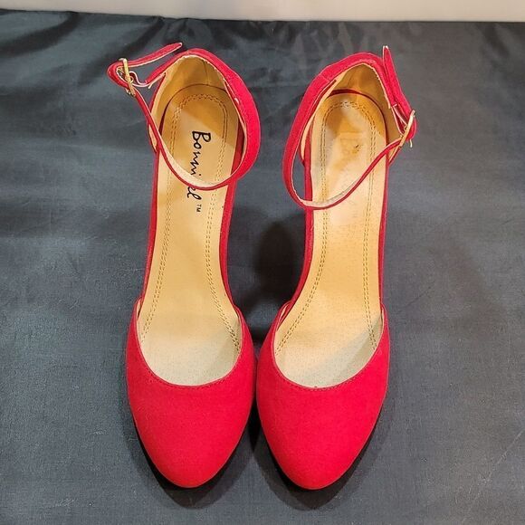 BOWMILEL ROUND TOE HIGH HEEL STILETTO D'ORSAY SHOE - Picture 2 of 14